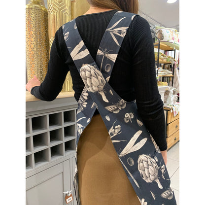 Ladies' Apron With Crossed Straps - Seeds Carbon