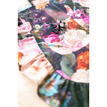 Ladies Apron with Ruffles - Francine Black