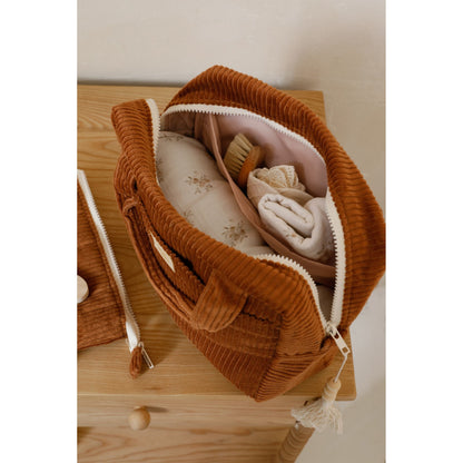 Large Make-Up Bag - Caramel