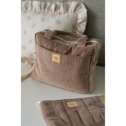 Large Make-Up Bag - Latte