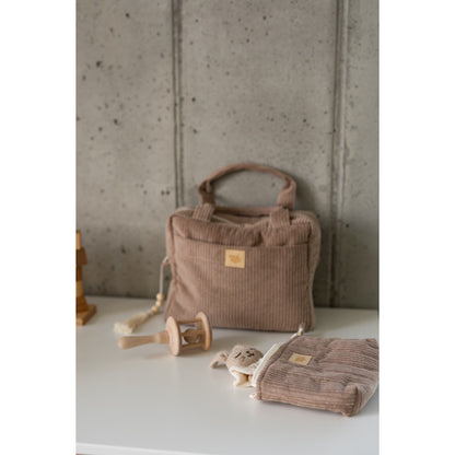 Large Make-Up Bag - Latte