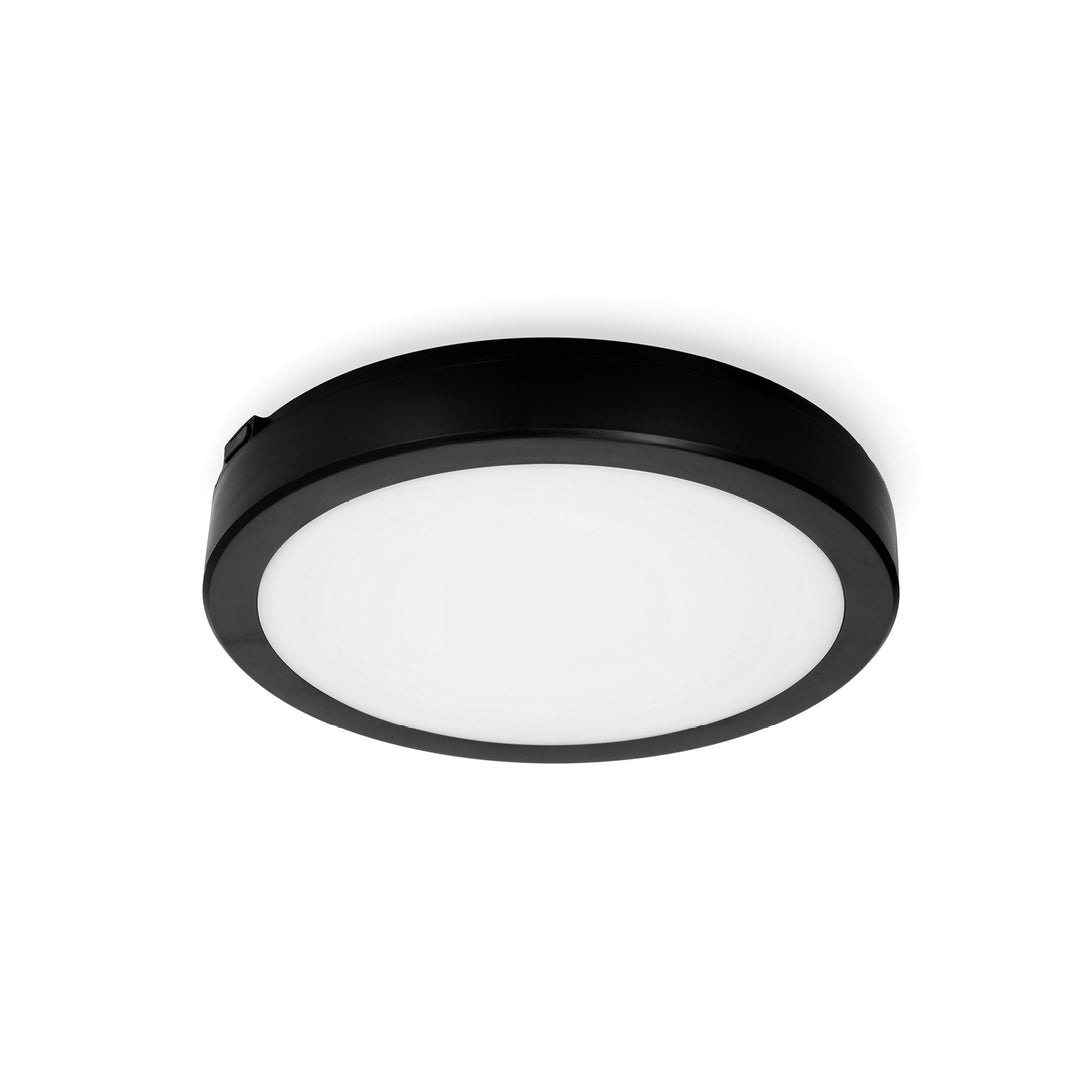 LED-valaisin NAIROS G2 MUSTA 18W 3000/4000/6500K Ø300mm 1710lm IP65