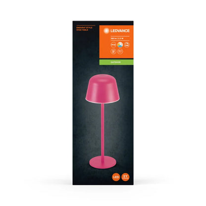 Endura Style Pöytälamppu Magenta USB 2700K/4000K/6500K