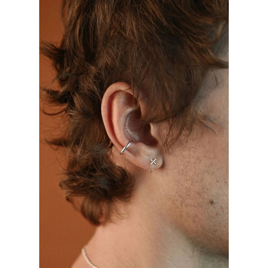 Line Ear Cuff - Silver