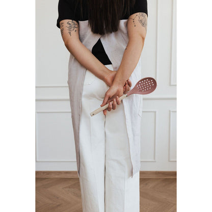 Linen Crossed Back Apron