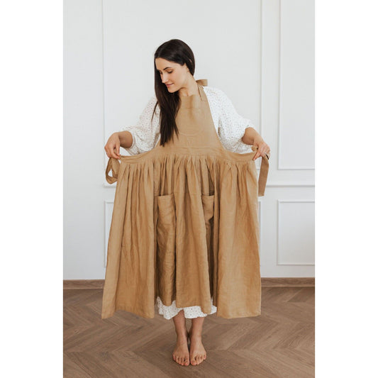 Linen Retro Apron
