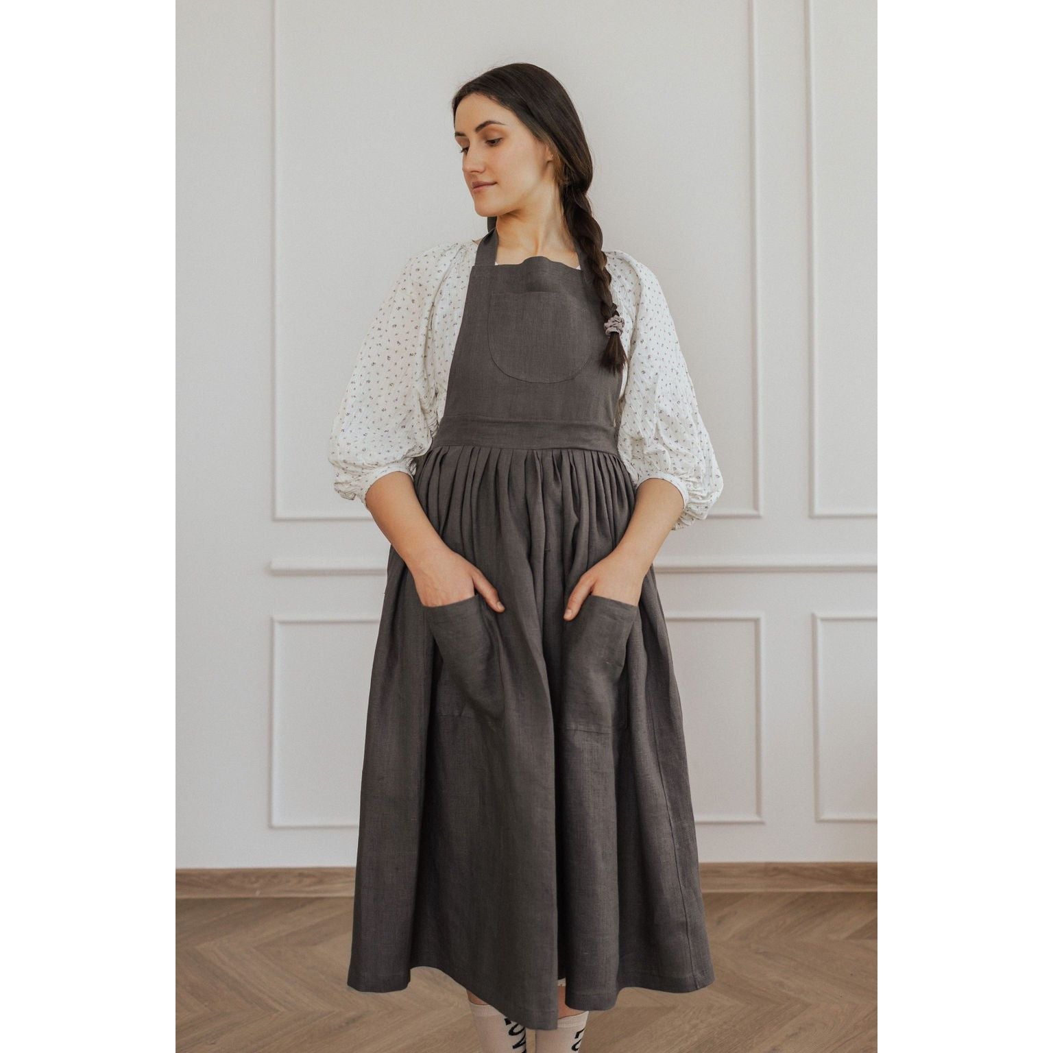 Linen Retro Apron