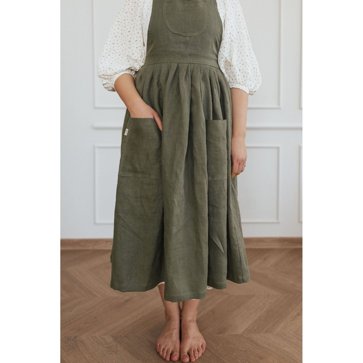 Linen Retro Apron