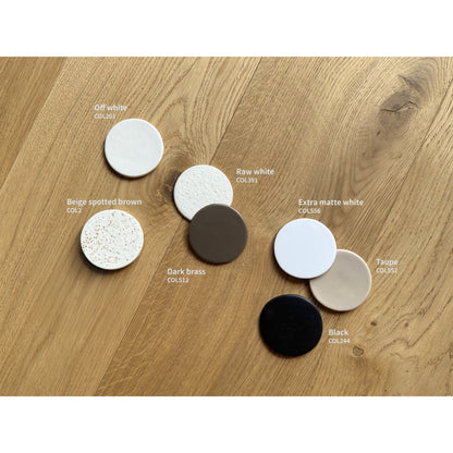 Ceramic wall light CURVE - Extra Matte White