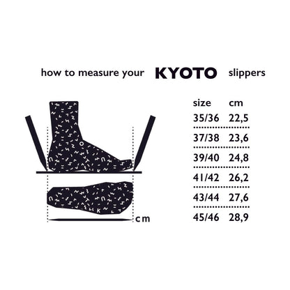 Kyoto Slippers - Black