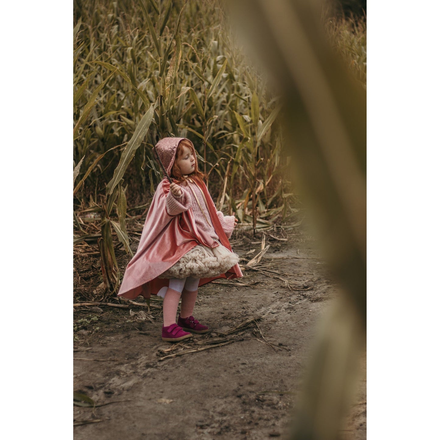 Magic Cape Costume - Pink Riding Hood