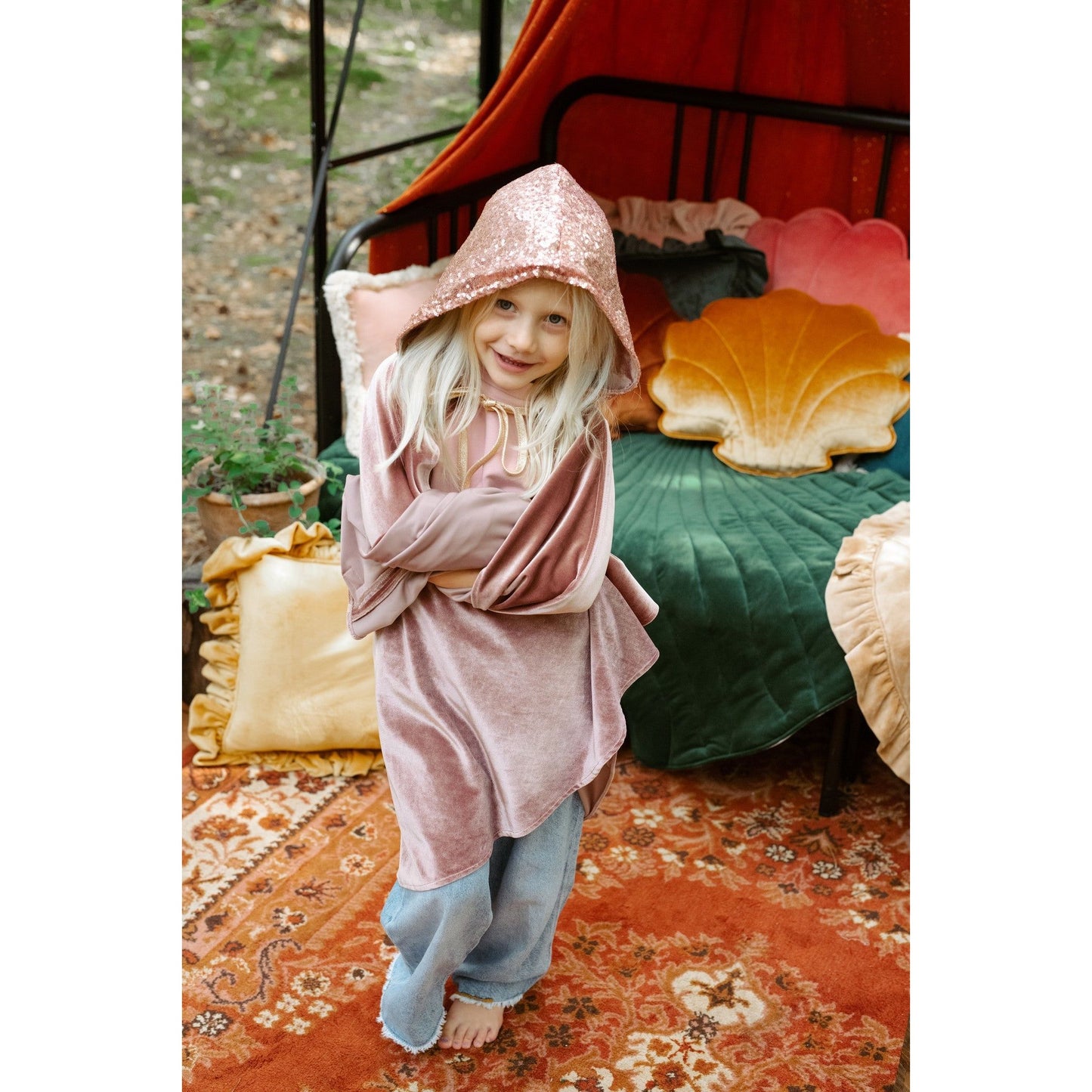 Magic Cape Costume - Pink Riding Hood