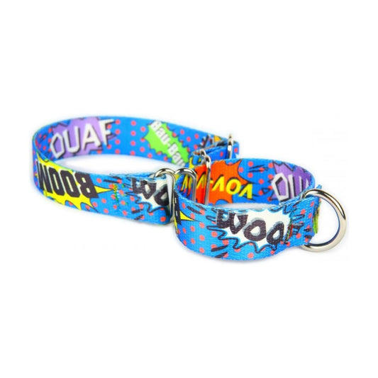 Martingale Collar - Blue Graffiti
