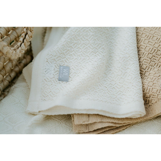Merino wool baby blanket DELIGHT