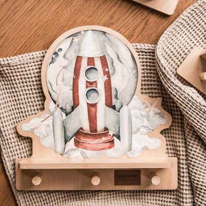Mini Wall Shelf - Rocketship