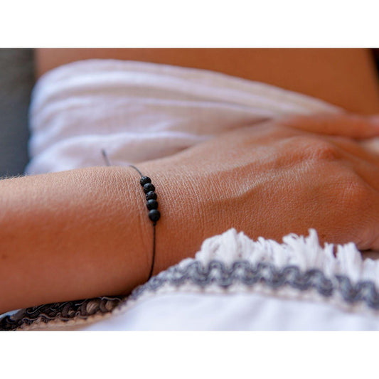 Minimalist Lava Stone Bracelet