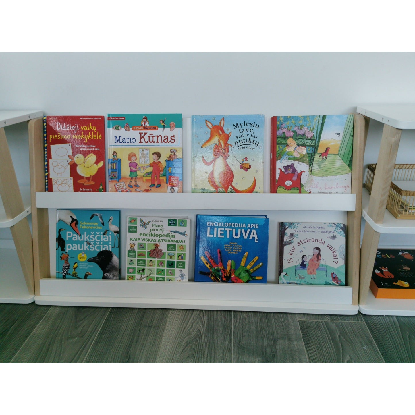 Modular Montessori Bookshelf - 2 Shelves