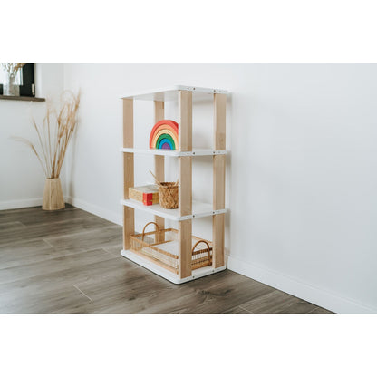 Modular Montessori Shelf Straight Mini - 4 Shelves