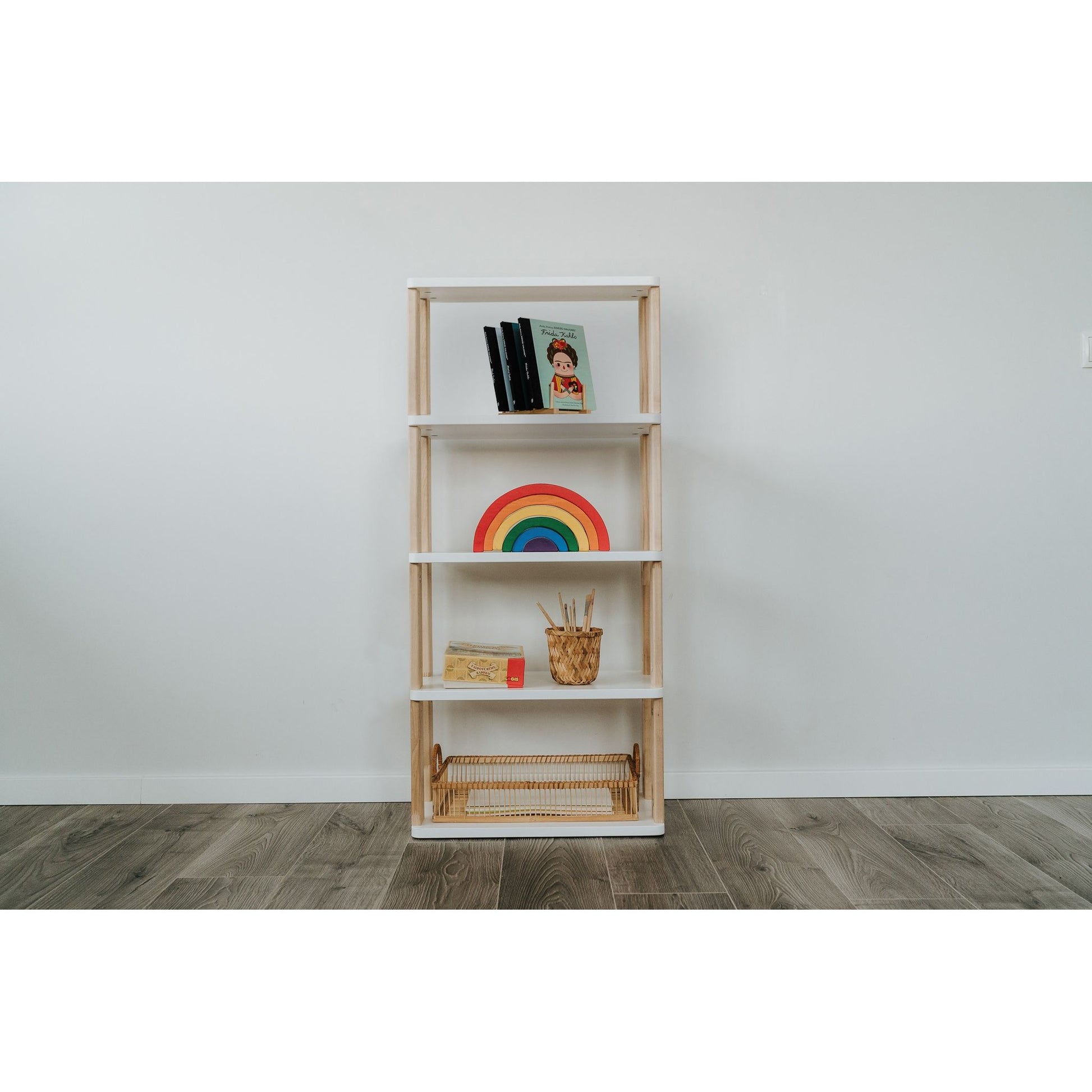 Modular Montessori Shelf Straight Mini - 5 Shelves
