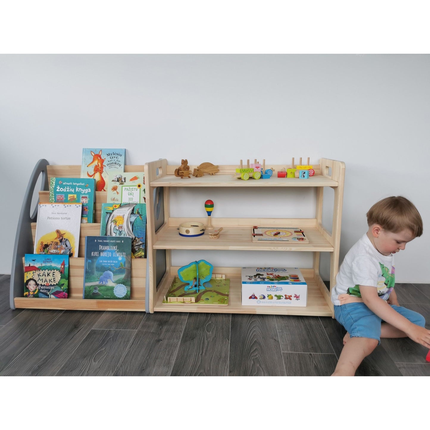 Modular Montessori Toy Shelf