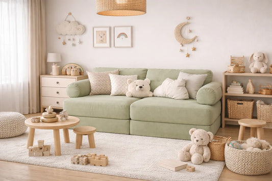 Modular Play Sofa for Children - Green