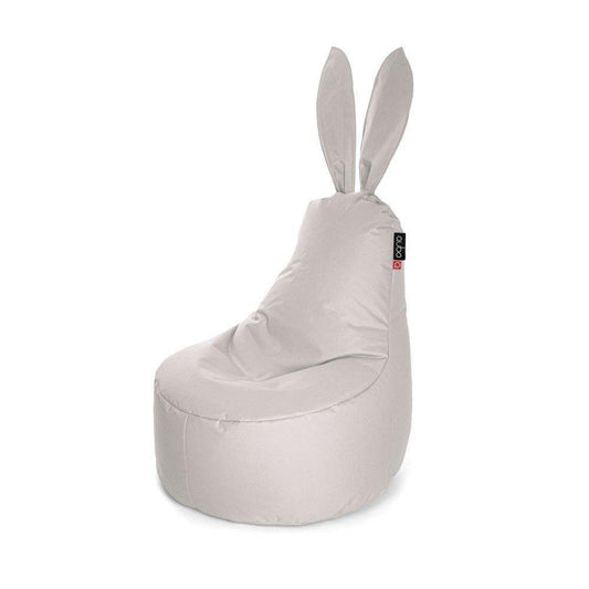 Säkkituoli Qubo™ Mommy Rabbit Silver POP FIT - Kotikauppa