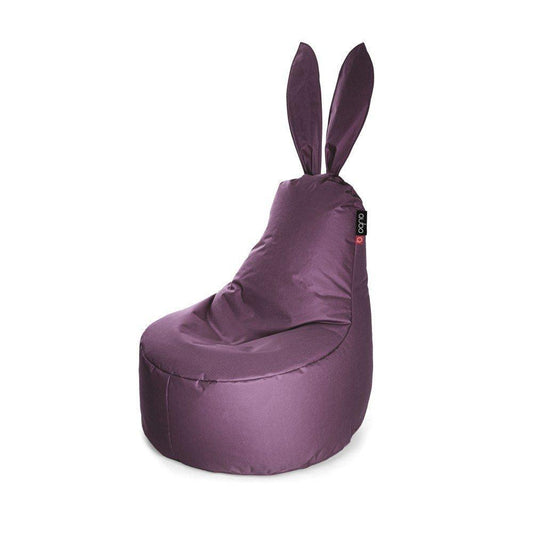 Säkkituoli Qubo™ Mommy Rabbit Plum POP FIT - Kotikauppa