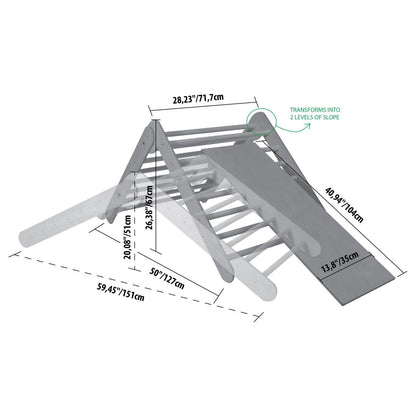 Montessori Climbing Triangle With Ramp
