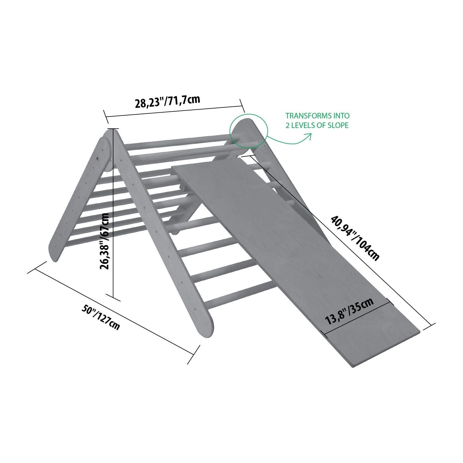 Montessori Climbing Triangle With Ramp