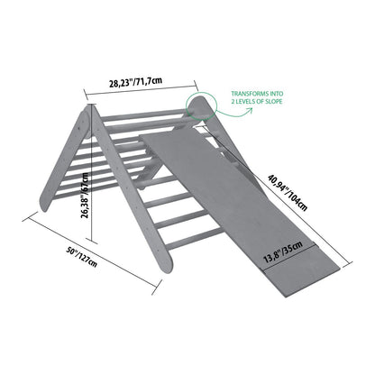 Montessori Climbing Triangle With Ramp