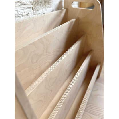 Montessori Wooden Front Facing Book Display For Kids