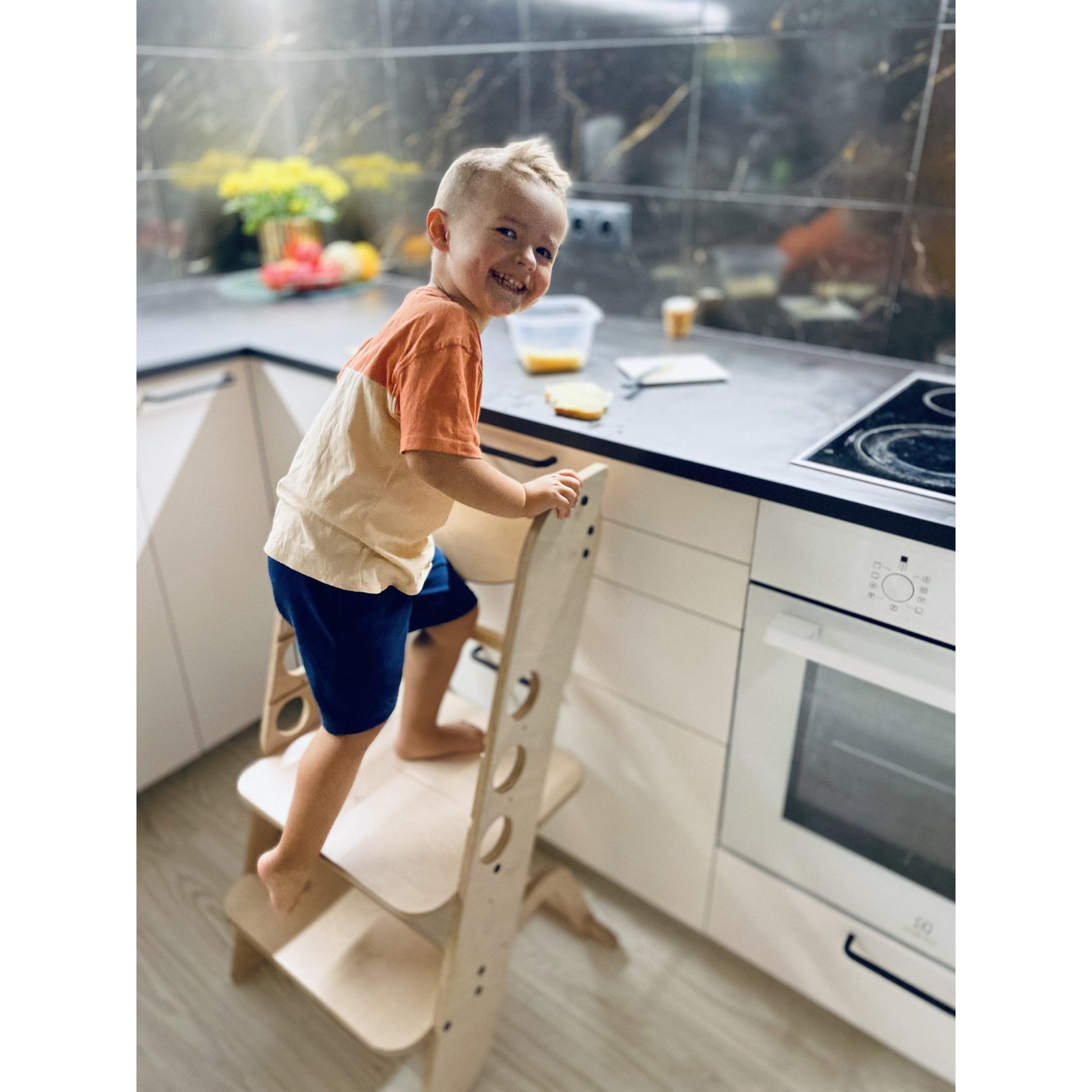 Montessori Learning Tower, Kitchen Helper, Baby High Chair - Louis