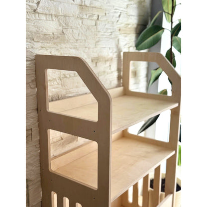 Montessori Wooden Shelf for Kids