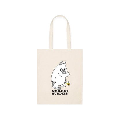 Moomintroll's Flower Tote Bag - Beige