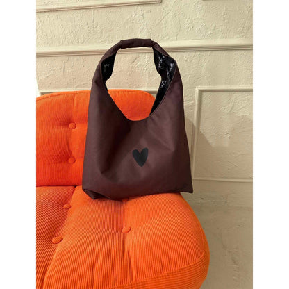 Moon Bag Heart - Brown