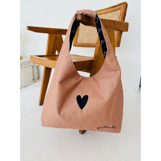 Moon Bag Heart - Cream