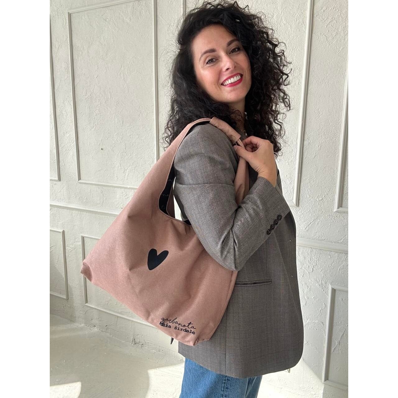Moon Bag Heart - Cream