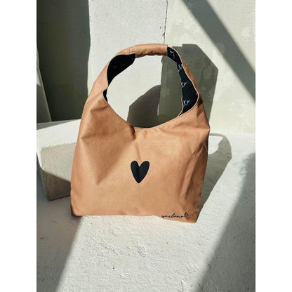 Moon Bag Heart - Cream