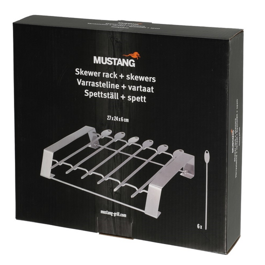 Mustangin Varrasteline+vartaat (6 kpl)