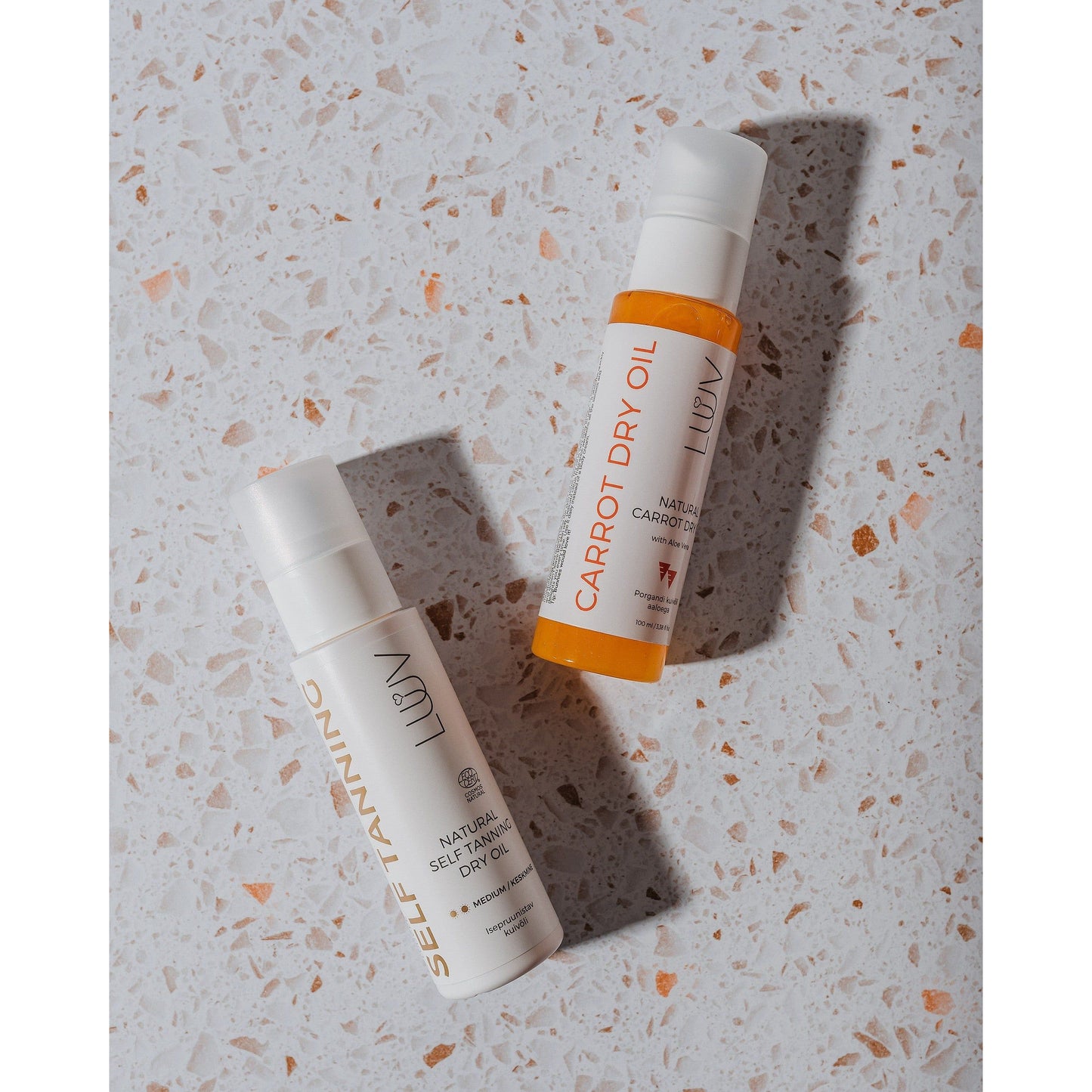 Natural Carrot Dry Oil With Aloe Vera