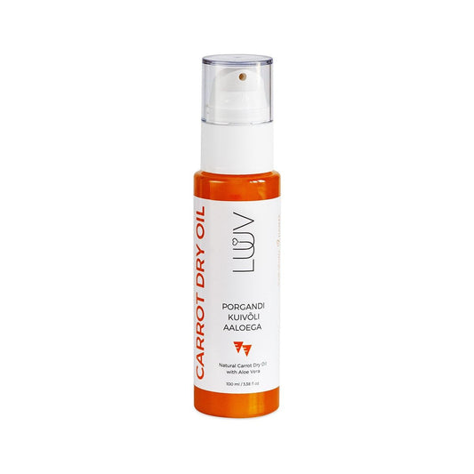 Natural Carrot Dry Oil With Aloe Vera