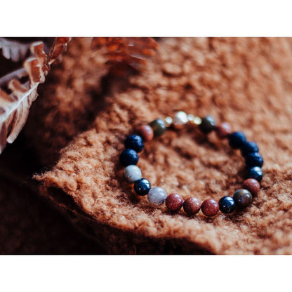 Natural Lava Bracelet Magic Autumn