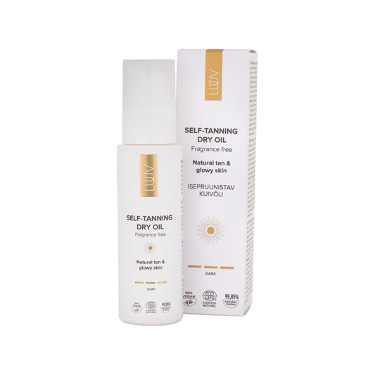 Natural Self Tanning Dry Oil Dark COSMOS, 100ml