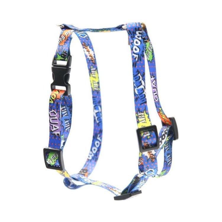 Nylon Harness – Blue Graffiti