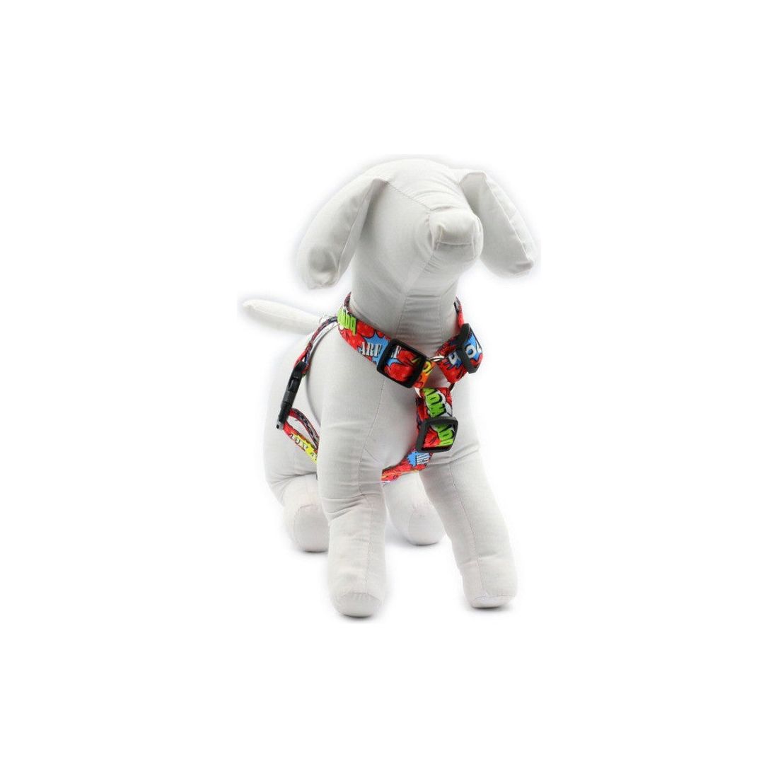 Nylon Harness – Red Graffiti