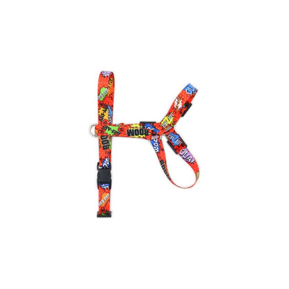 Nylon Harness – Red Graffiti