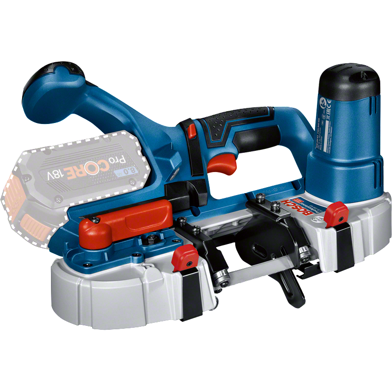 Akkuvannesaha Bosch GCB 18V-63 SOLO L-BOXX