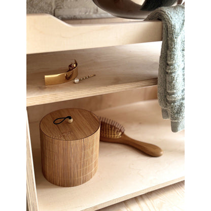 Montessori Wooden Washbasin With Storage for Kids - Small