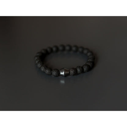 Obsidian Lava Stone Bracelet