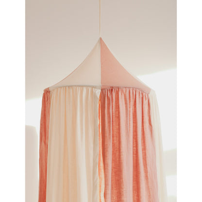 Organic Cotton and Linen Canopy - Powder Pink